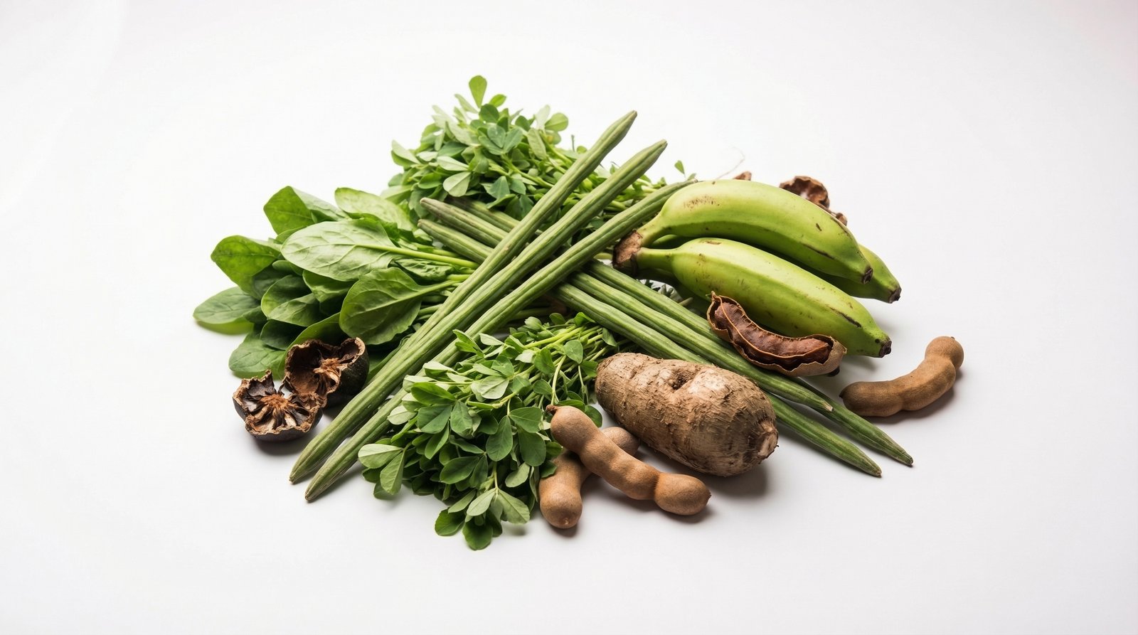 Vegetables and spices